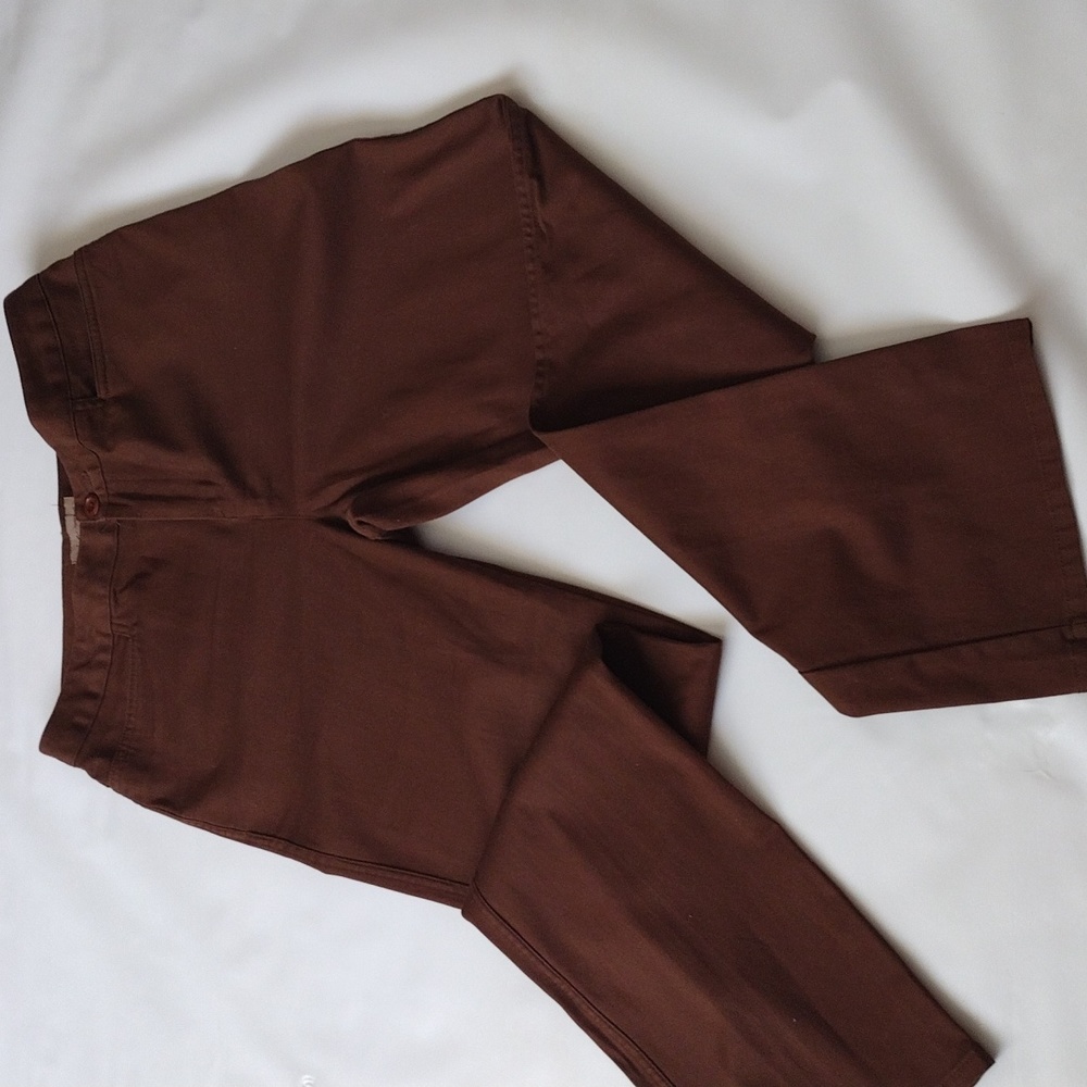 i.e. relaxed Brown Cotton Pants